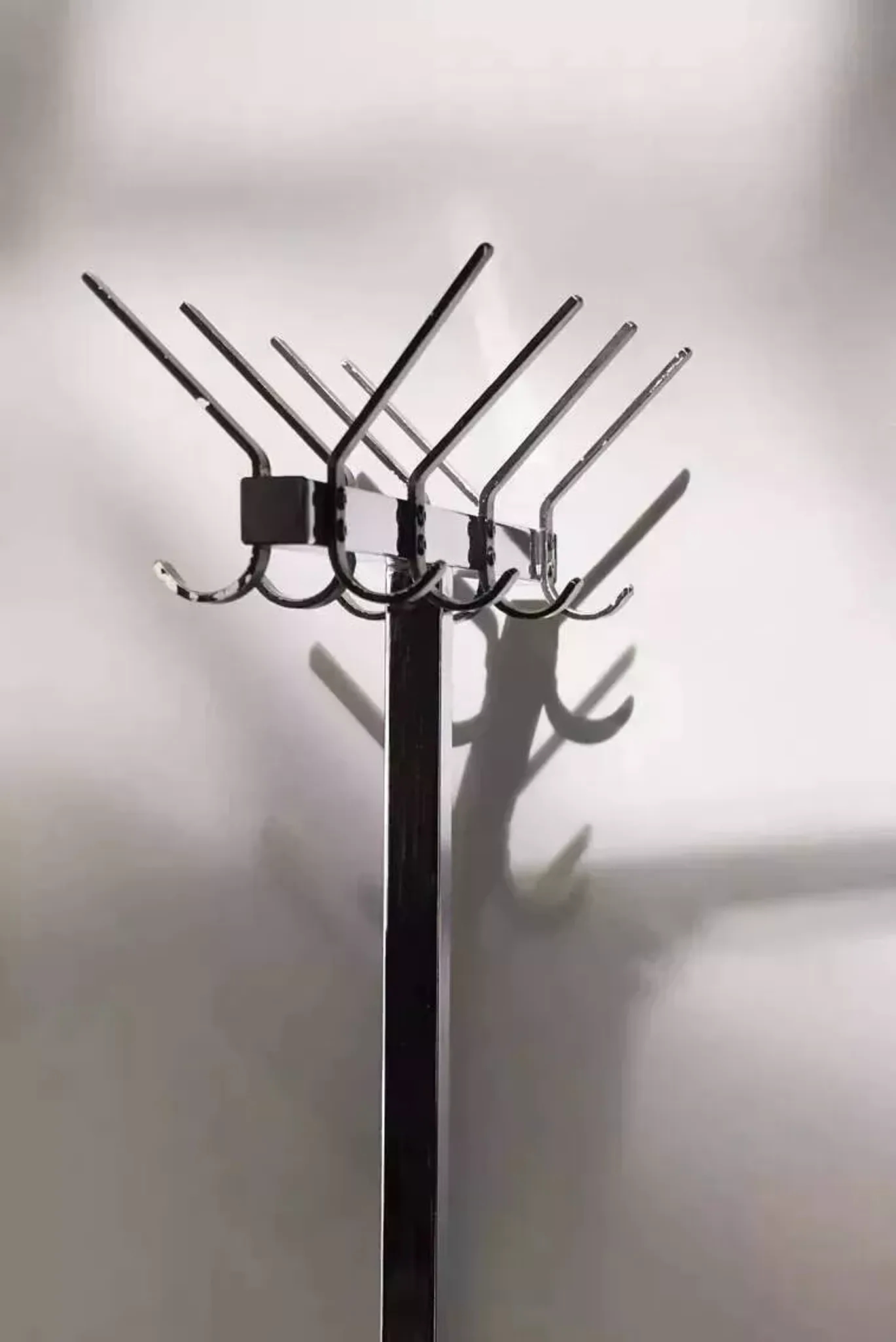 All-metal coat rack from the 50s/60s