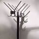 All-metal coat rack from the 50s/60s
