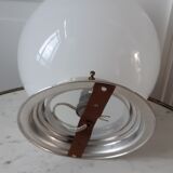 Opline ceiling lamp and aluminum support 50s-60s