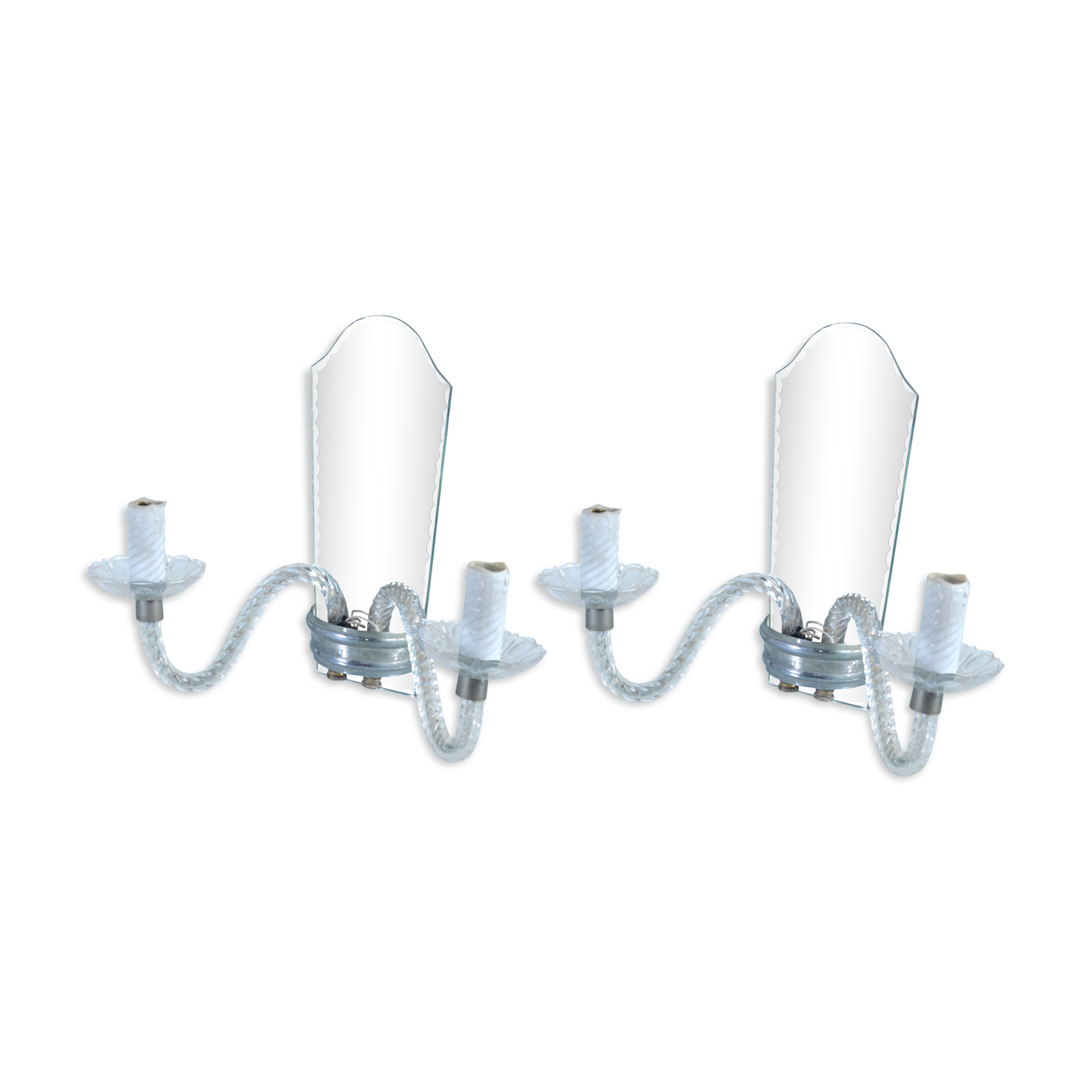 Old sconces with mirror