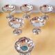 Lot de 6 coupes à glaces/desserts en inox