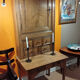 Apothecary furniture in oak, late nineteenth century