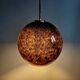 Suspension in speckled black opaline, Peill & Putzler, 1970s