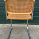 Lot de 4 chaises Cesca modèle b32 en chrome fabriqué en italie par Marcel Breuer