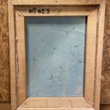 Oil on canvas signed O. Stephane, vintage painting of a grape harvest scene.