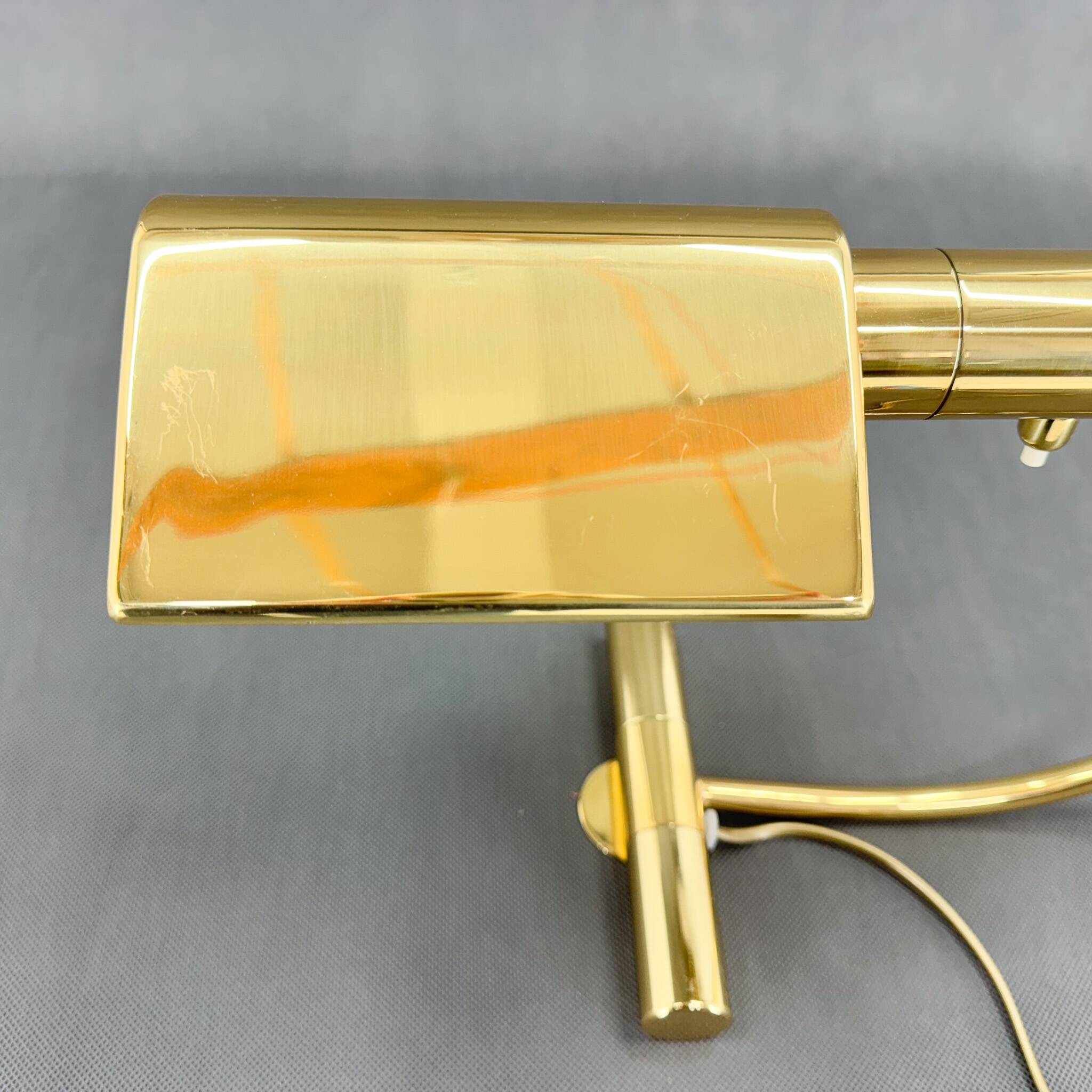 Vintage Brass Desk Lamp, 1970's