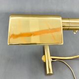 Lampe de bureau vintage en laiton, 1970
