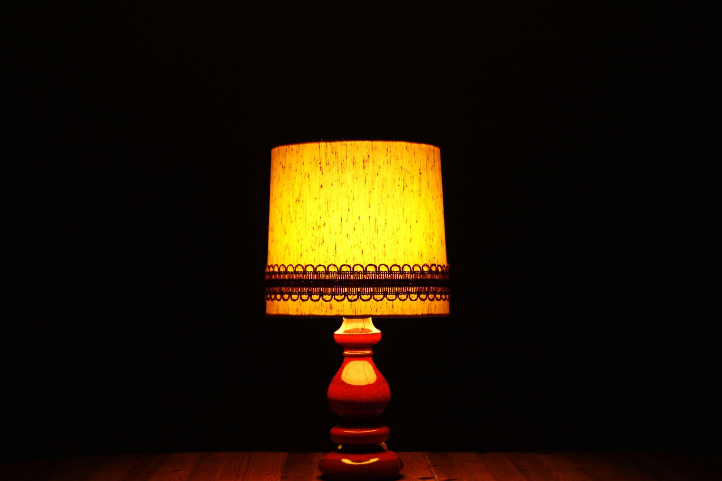 Hustadt Leuchten, Ceramic Table Lamp, 1970s