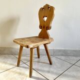 Chaise enfant rustique