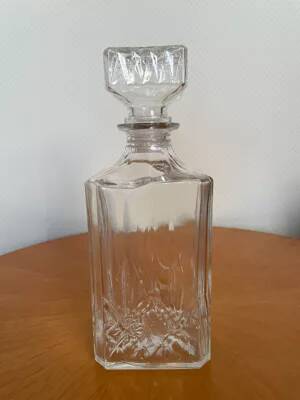 Vintage whiskey decanter