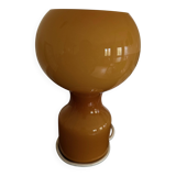 Exceptional philips tobruk lamp, honey yellow/champagne, 1970s – color