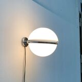Mid-century Italian space age spherical wall light by Guzzini.