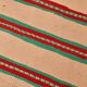 2x10 Striped Pattern Red Green Kilim Runner Rug, 79x323Cm