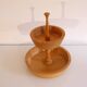 Vintage Scandinavian wooden tray 1970