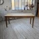 Table de ferme en pin et chêne