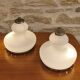 Pair of glass table lamps, Italy, 1960