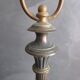 Antique bronze lamp base - column on lion's paws