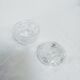 Set of 2 pear and apple candy boxes in anna Hütte crystal