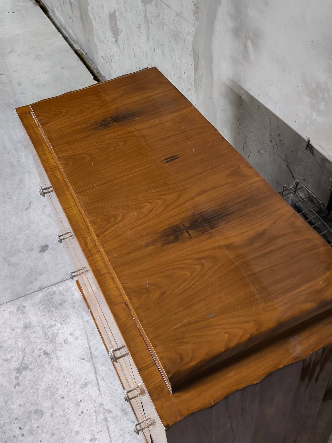 Vintage Art Deco commode from the 1950s.