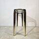 1950s glass and gold console table – Mid-century modern style