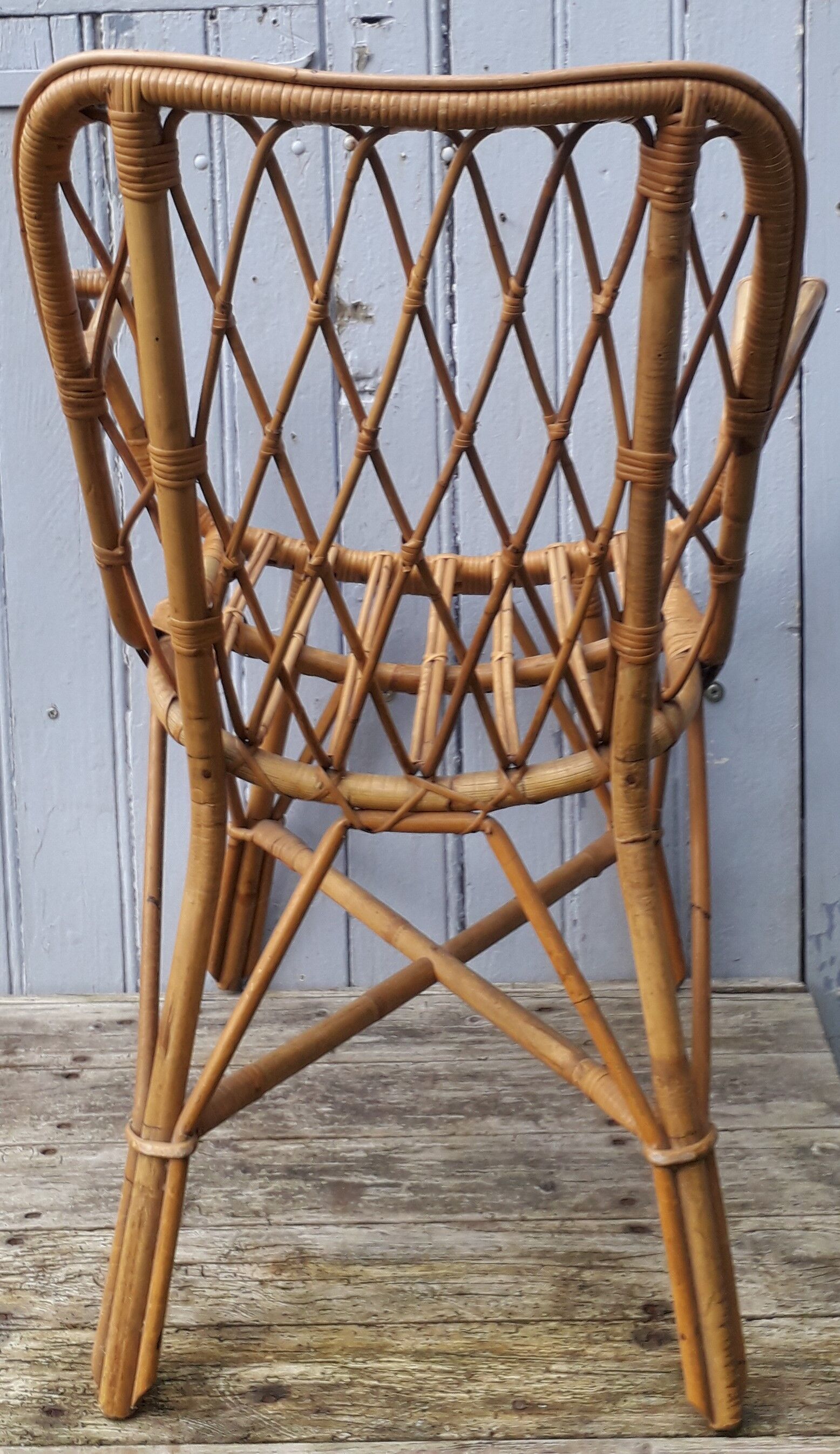 Rattan armchair