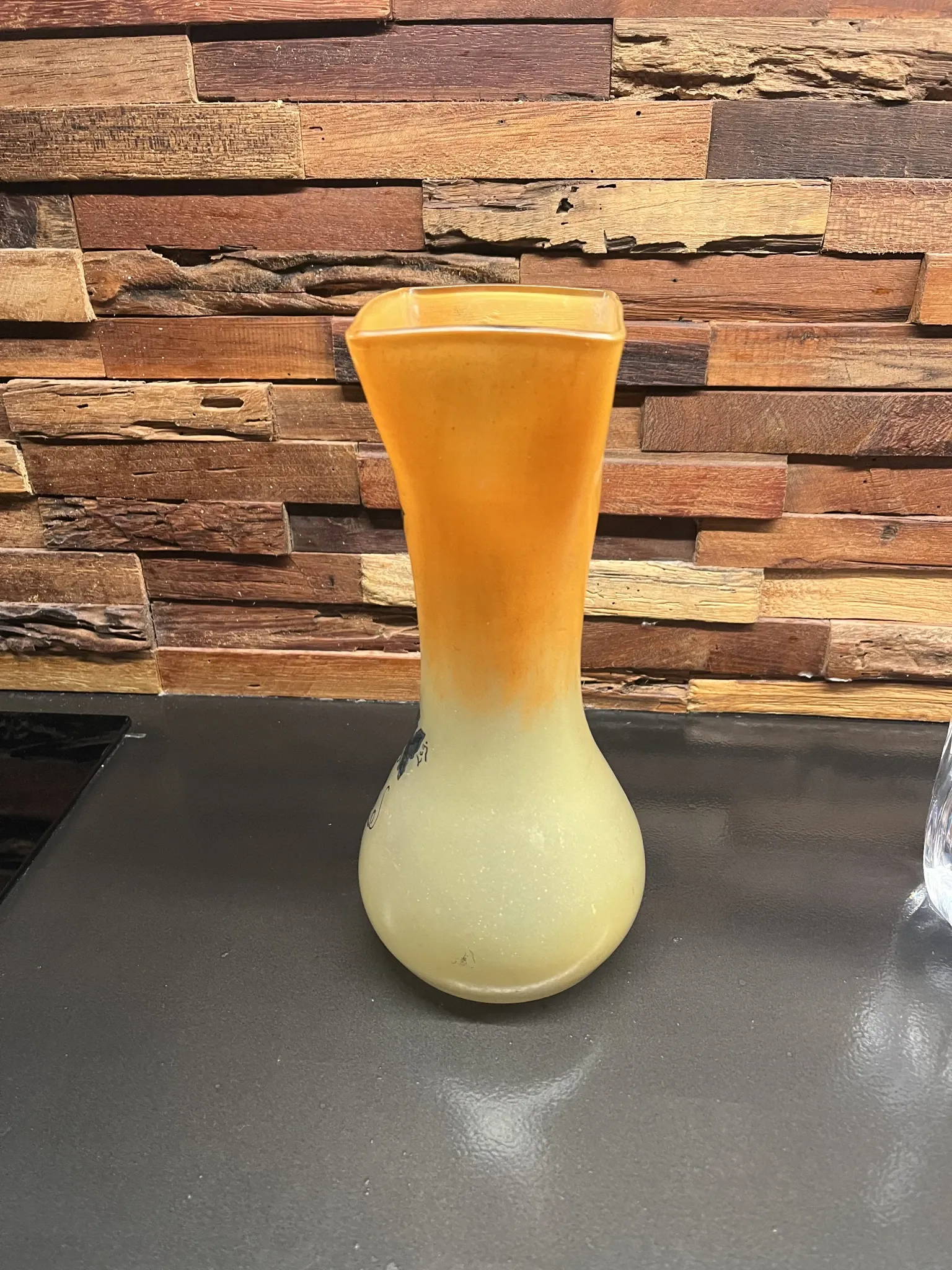 Enamelled vase Legras