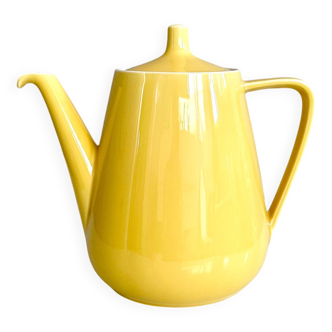 Grande cafetière Villeroy et Boch, verseuse en céramique 2,5 litres, jaune