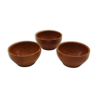 Trio of mini bowls