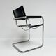 Leather Chairs by Mart Stam and Marcel Breuer, 1970s, Set of 4