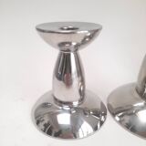 Danish trio of candlesticks signed Erik Bagger