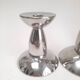 Danish trio of candlesticks signed Erik Bagger