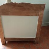Bedside end of art deco sofa