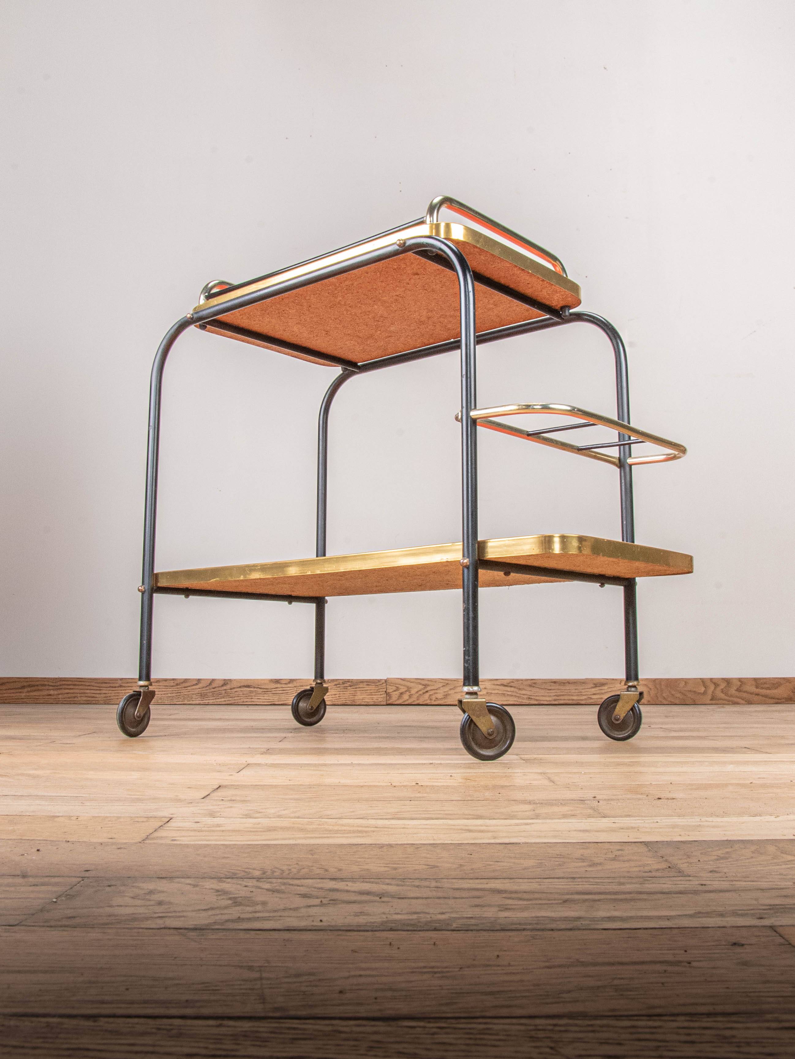 Formica serving trolley