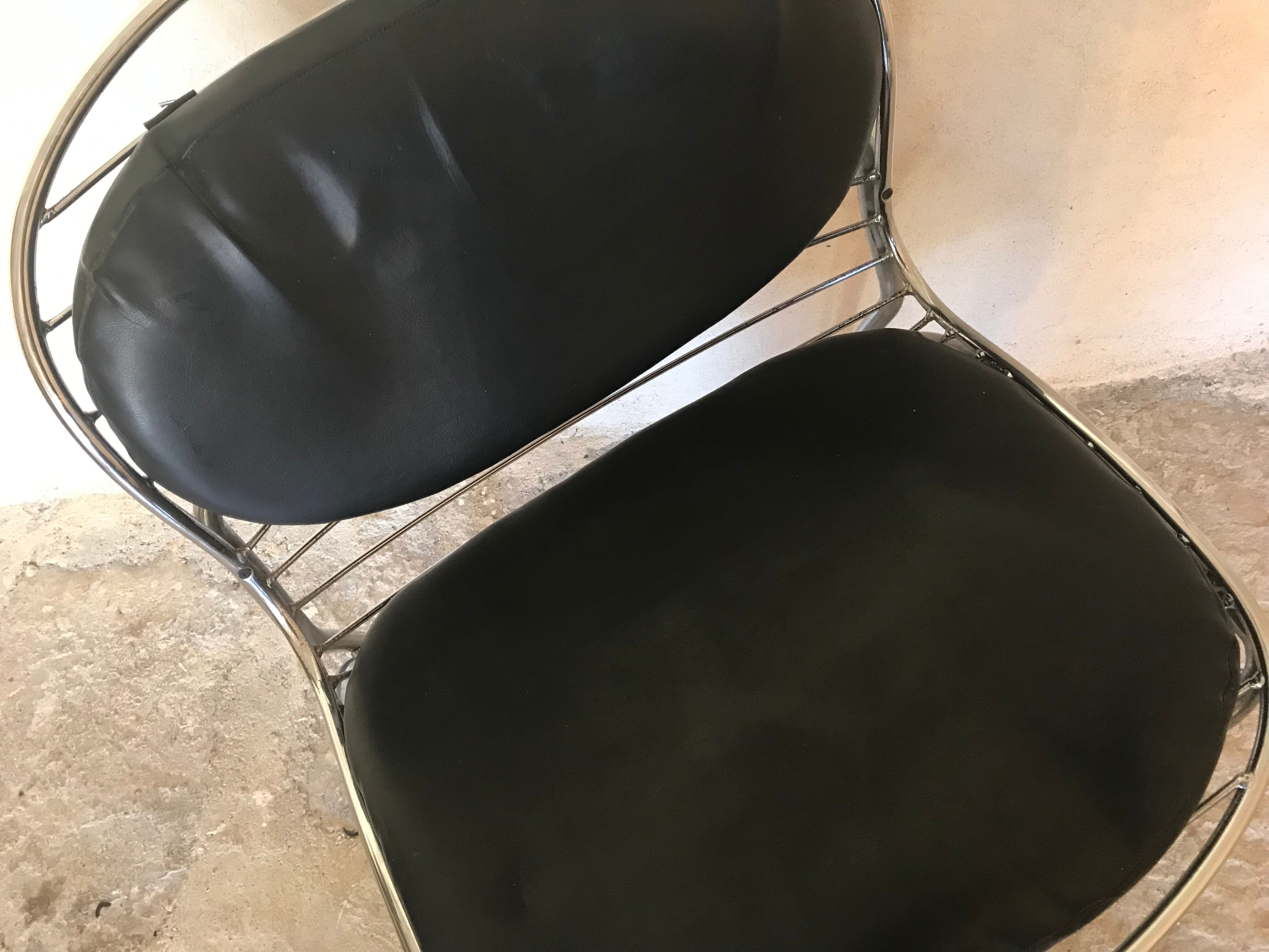 1970's chair by gastone rinaldi for rima, sabrina model, italian design
