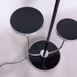 Restored Bauhaus Floor Lamp, J. Halabala, UP Zavody, Chrome, Czechia, 1930s