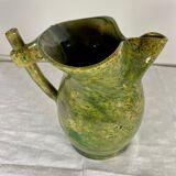 Glazed clay sangria pitcher