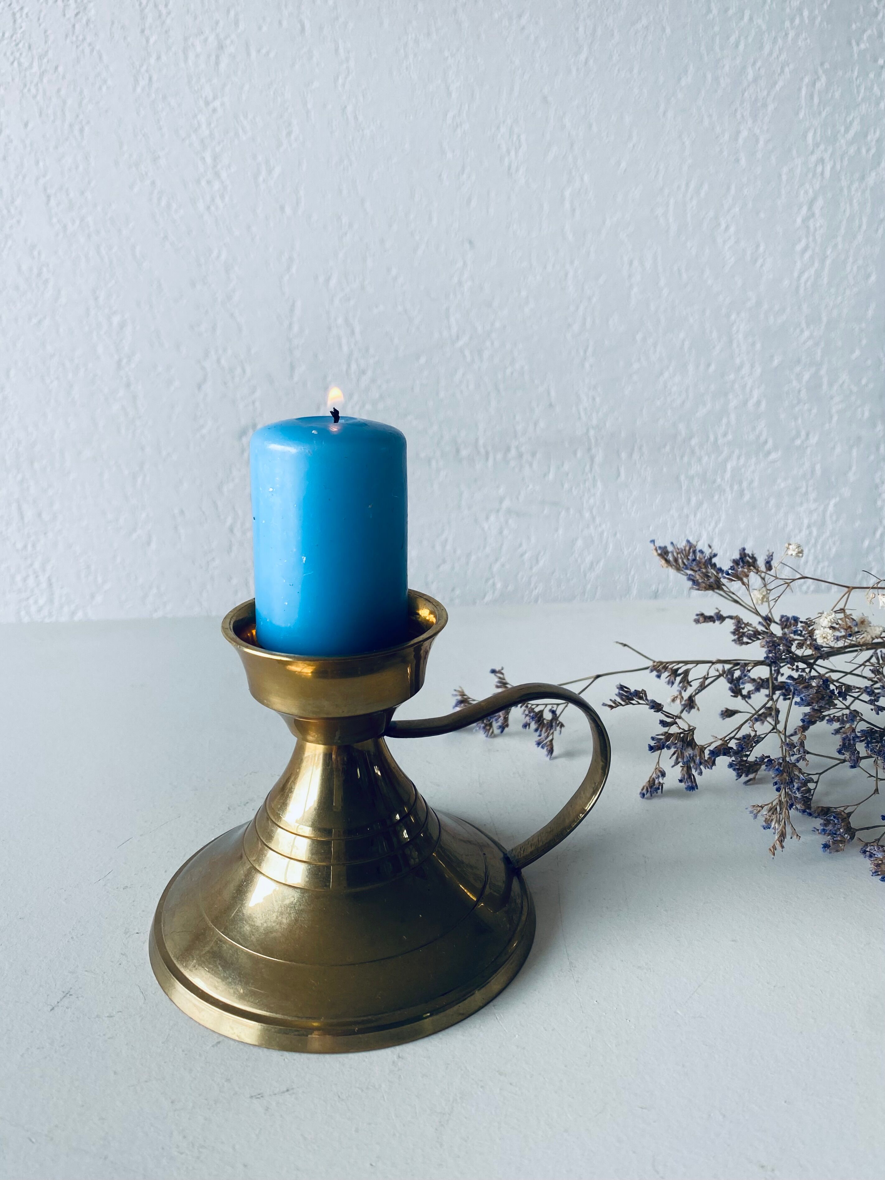 Brass candle holder
