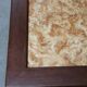 Table basse bois & loupe d'orme vintage 70/80