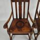 Paire de fauteuils en chêne F. Parker & Son – XIXe siècle anglais