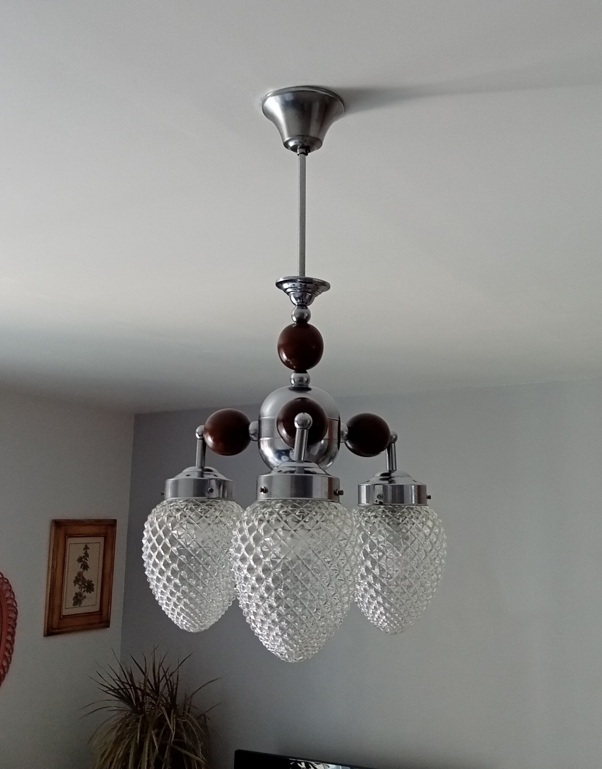 Lustre vintage art déco années 50/60