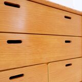 Vintage pine chest of drawers from the 1980s