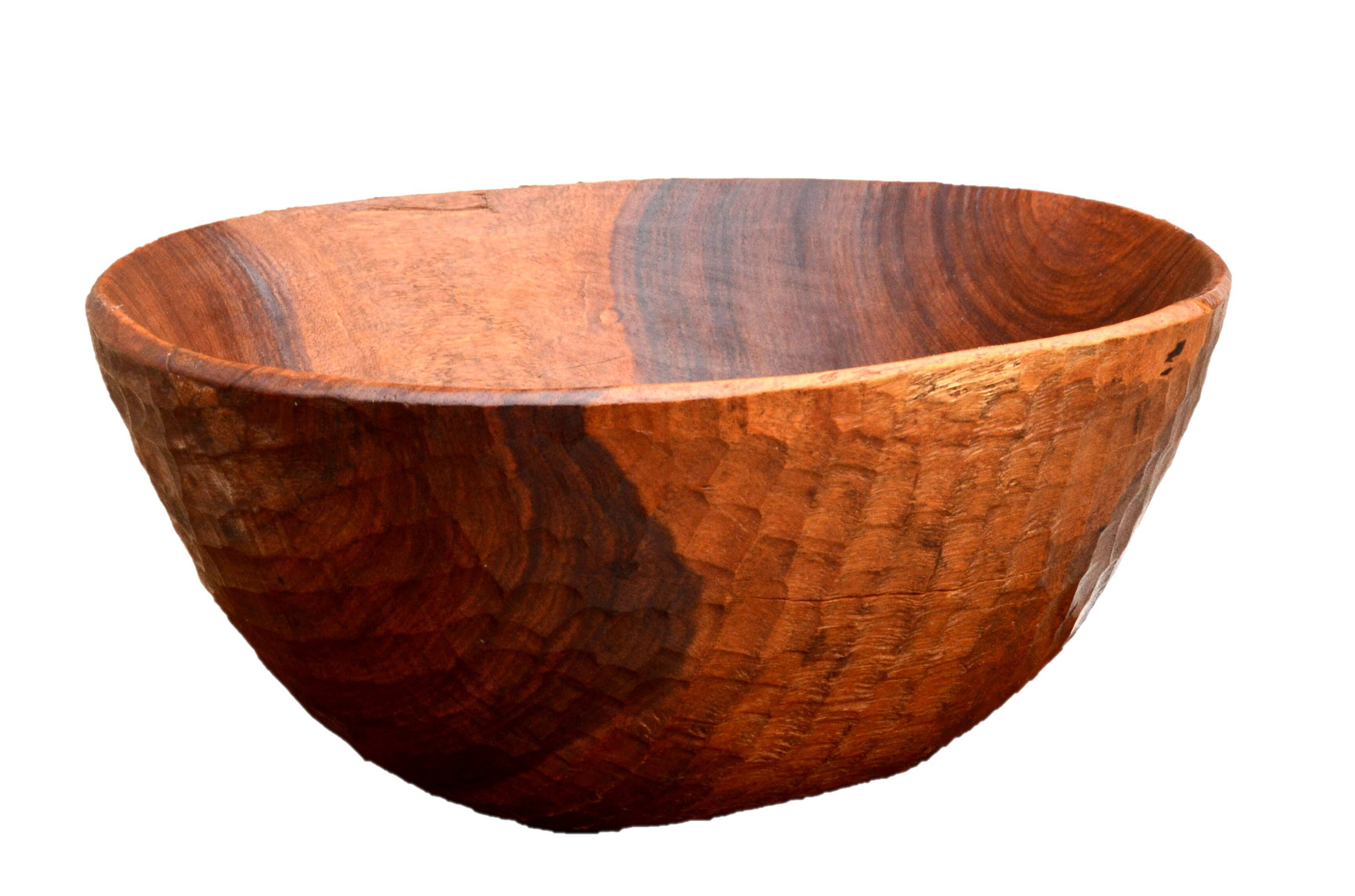 Wooden artisanal bowl
