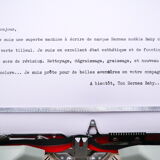 Typewriter Hermes baby green linden revised ribbon new