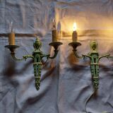 Pair of Louis XVI style appliques