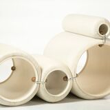 Pair of Tube Armchairs by Joe Colombo for Flexform, first edition.