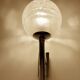 Pair Vintage Brutalist Bubble Glass Sconces