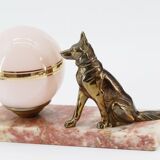 Lamp dog art deco