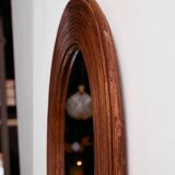 Miroir encadré de canne