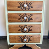 Small commodity 4 drawers art deco