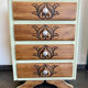 Small commodity 4 drawers art deco